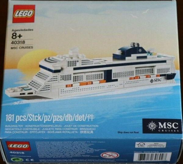 Конструктор LEGO MSC Cruises 40318